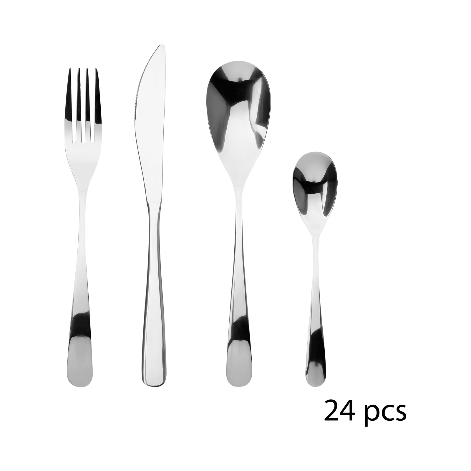 Cutlery set 24pcs inox