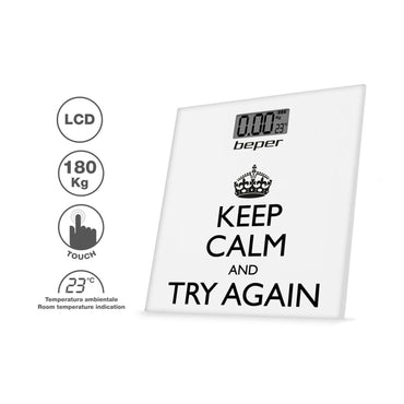 Beper Electronic Body Scale Keep Calm