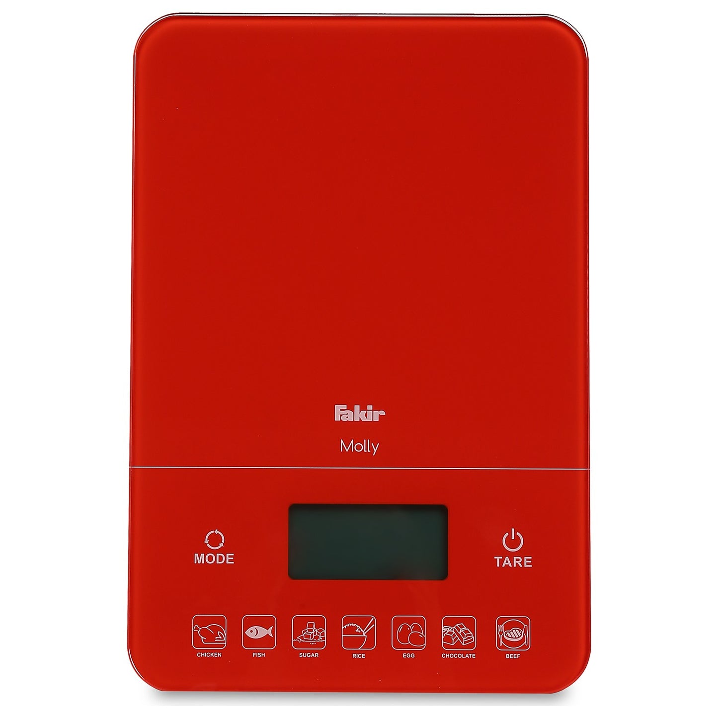 Fakir MOLLY DIGITAL KITCHEN SCALE RED