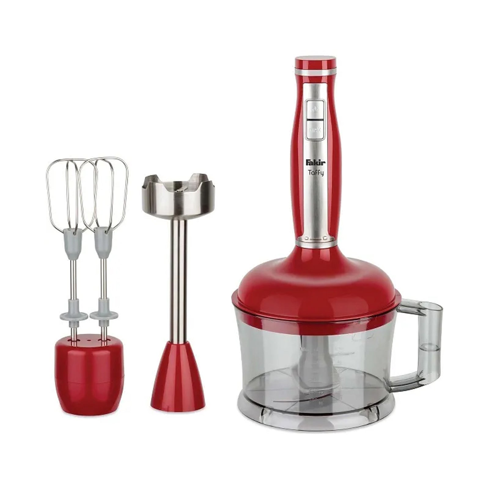 Fakir TAFFY , blender set, red color ,1700W 1.5L capacity