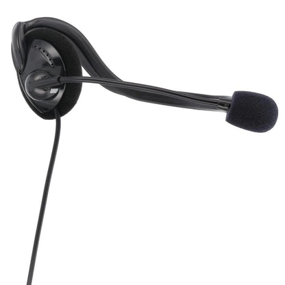 Hama NHS-P100 V2 PC Office Headset w/ Neckband, Black HAMA