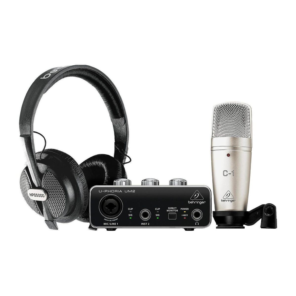 Behringer U-Phoria Studio Recording Pack