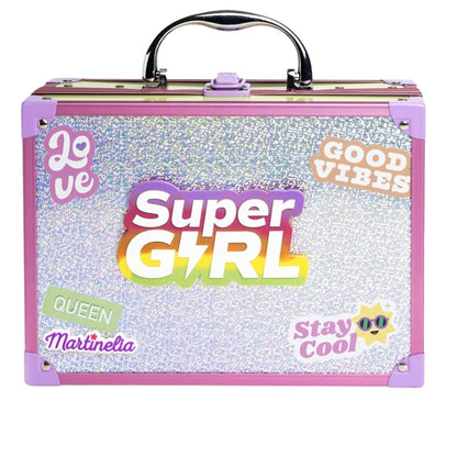 Martinelia Supergirl Makeup Case with Mirror and LED Lights Martinelia