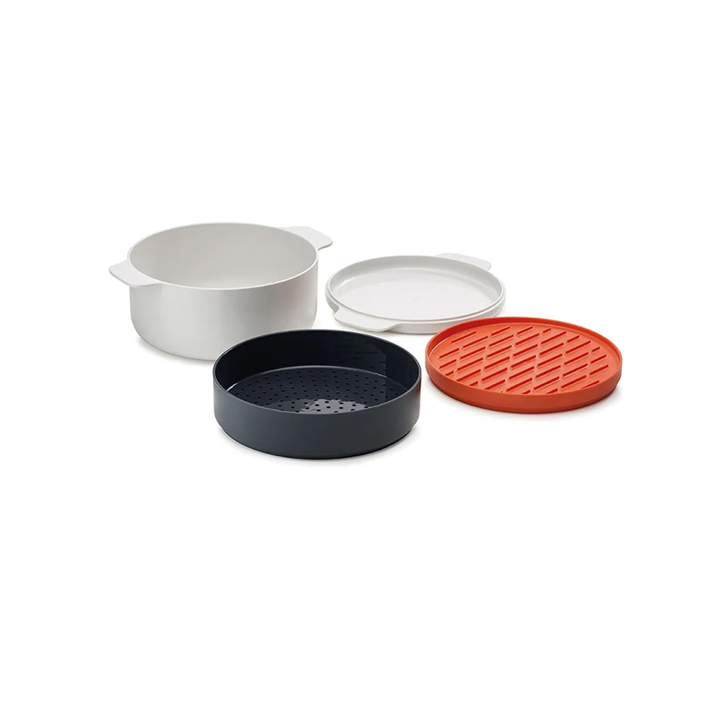 M-Cuisine 4 Piece Stackable Microwave Cooking Set JOSEPH