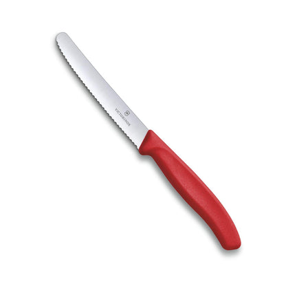 VX TOMATO & TABLE KNIFE WV RED 6.7831 VICTORINOX