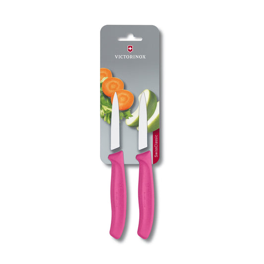 Swiss Classic Paring Knife pink 2 pieces