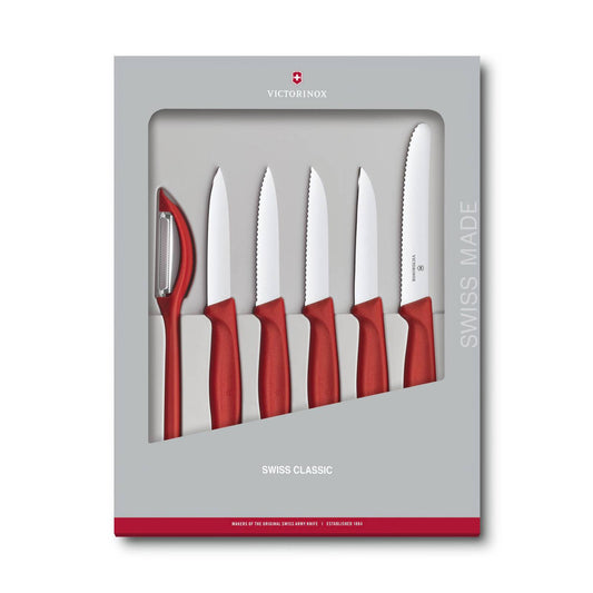 Vx Pairing Knife Set 6pcs Red 6.7111.6G