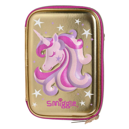 Smiggle Golden Unicorn Pencil Case Smiggle