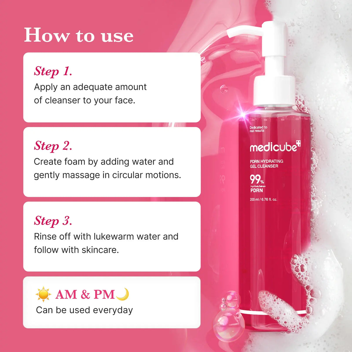 PDRN Hydrating Gel Cleanser 200 ML