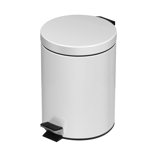 PEDAL BIN / WHITE 5LT