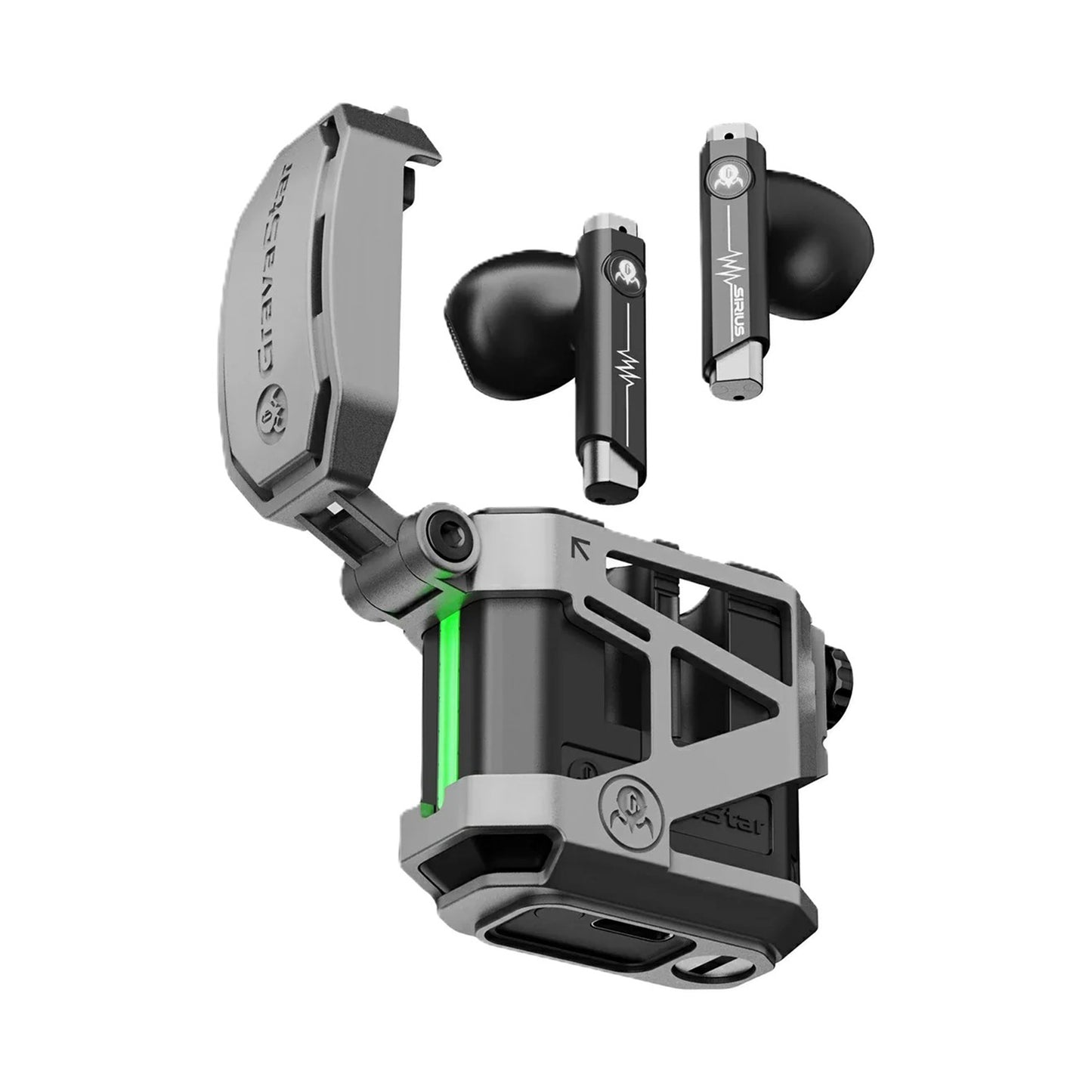 Gravastar Sirius Pro P5 Tws Earbuds Defense Armor Space Gray