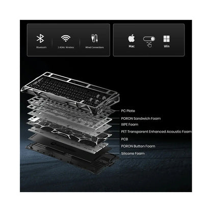 Gravastar Mercury K1 Gaming Keyboard Gradient Black