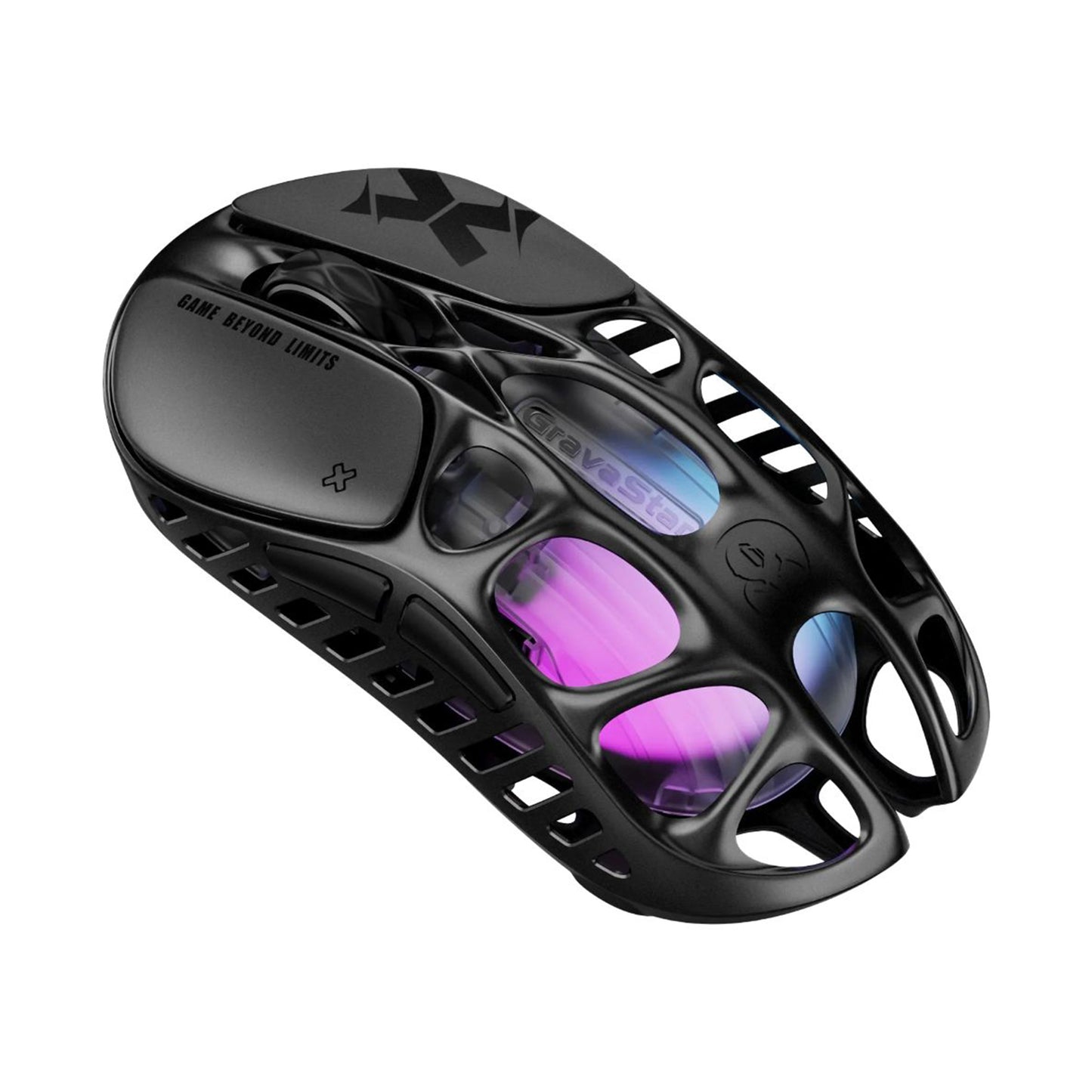 Gravastar Mercury X Rgb Tri-Mode Gaming Mouse Galaxy Black