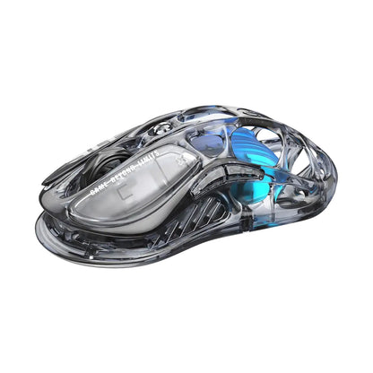 Gravastar Mercury M2 Tri-Mode Gaming Mouse Transparent Black