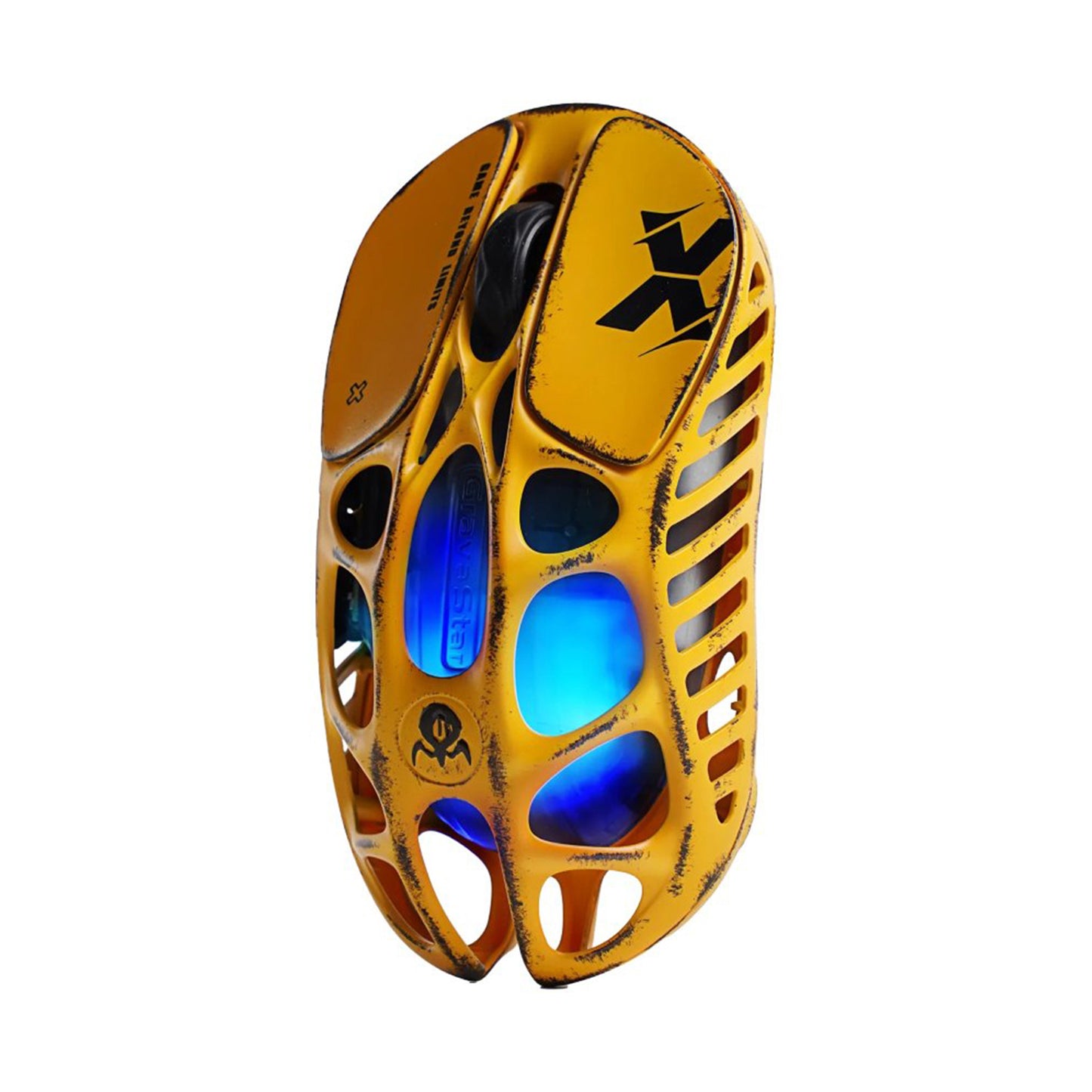 Gravastar Mercury X Tri-Mode Gaming Mouse Battle Worn Yellow