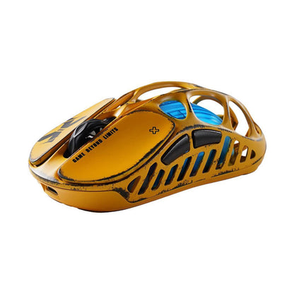 Gravastar Mercury X Pro Rgb Gaming Mouse Battle Worn Yellow