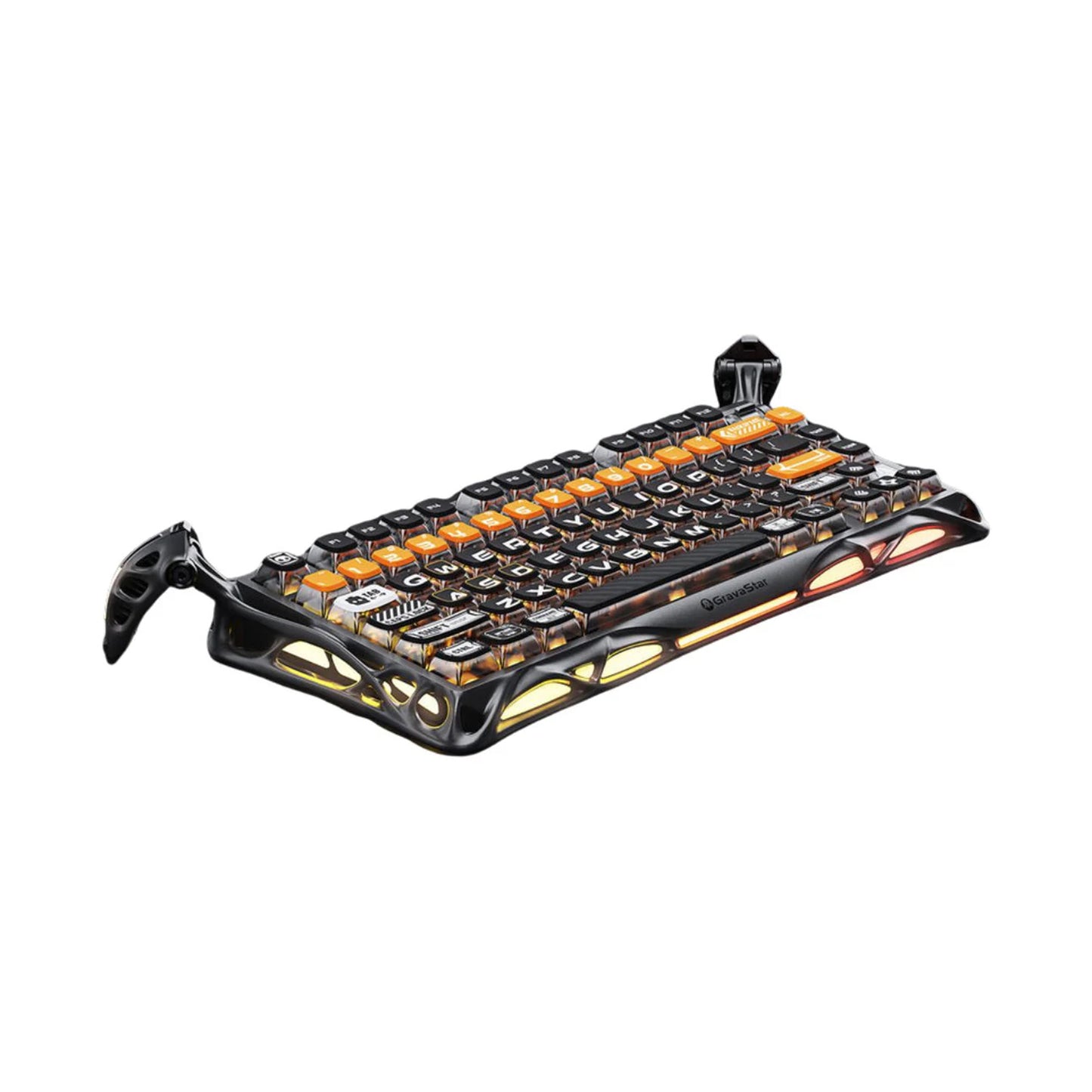 GravaStar Mercury K1 Pro Gaming Keyboard Dual RGB CyberFlare GravaStar