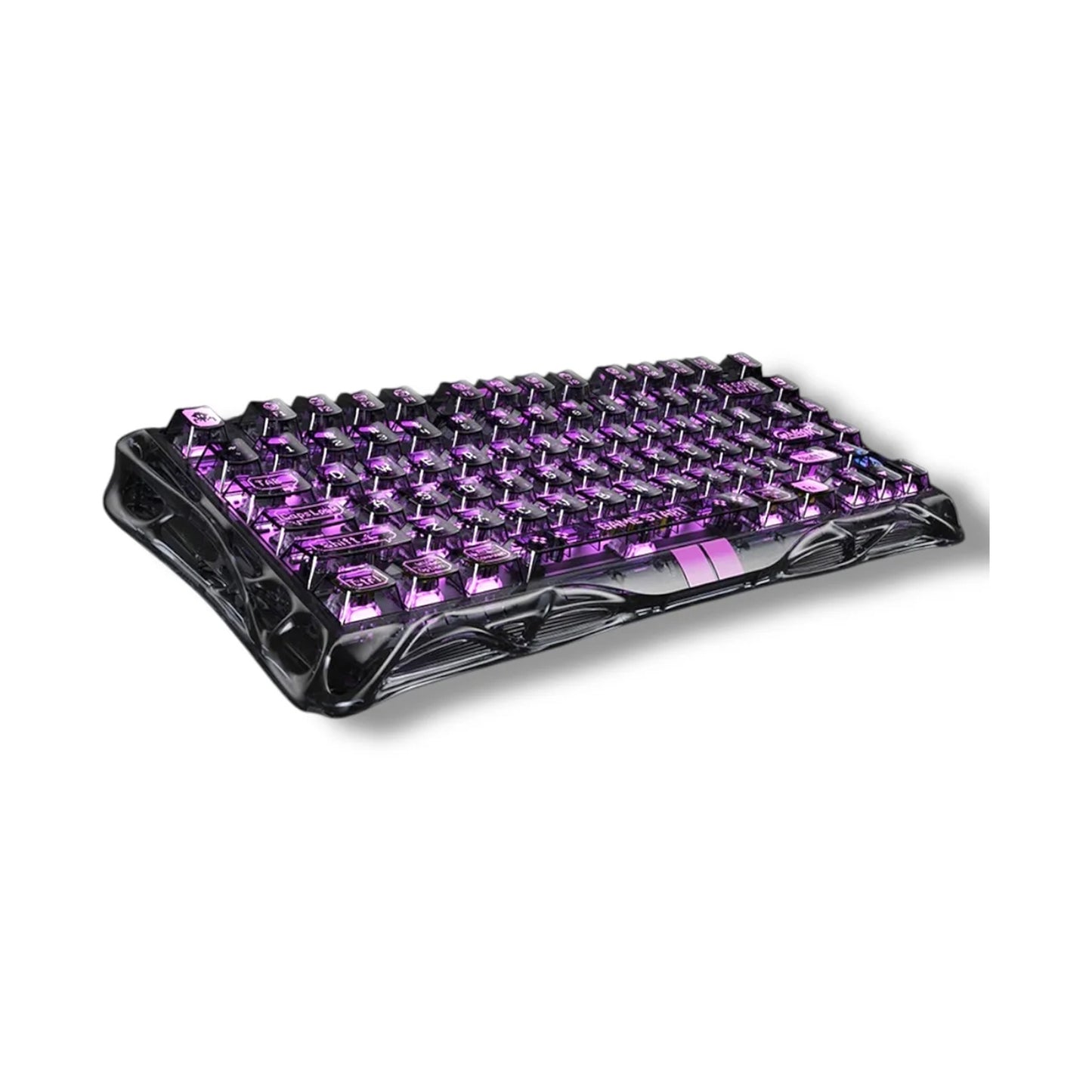 GravaStar Mercury V75 Lite Gaming Keyboard & RGB Trans-Black GravaStar