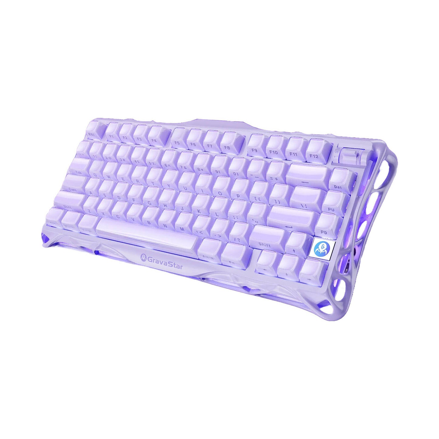 GravaStar Mercury V75 Magnetic Keyboard Lavender Purple