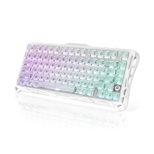 GravaStar Mercury K1 Lite Aurora Wireless Keyboard Crystal