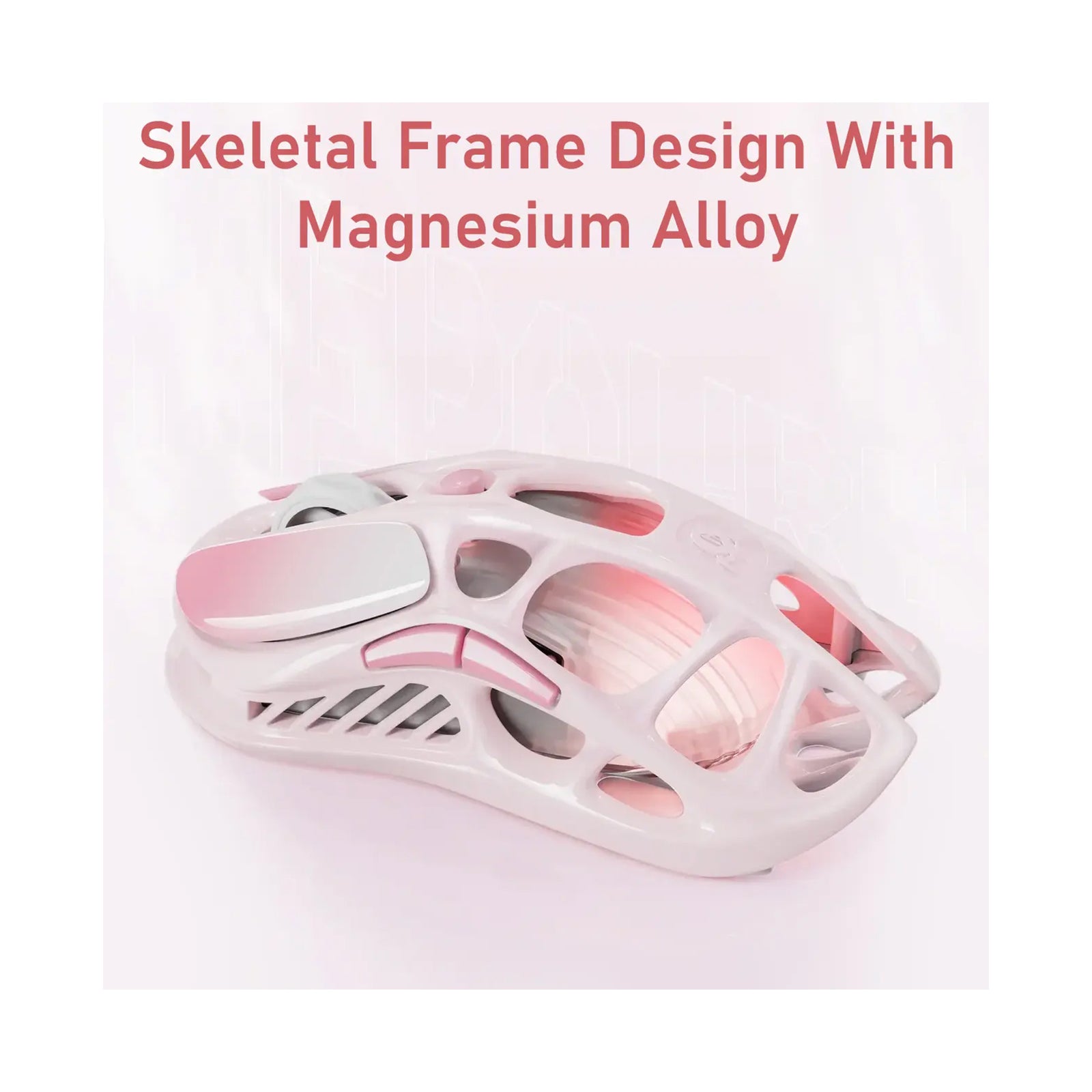GravaStar Mercury M1 Pro Tri Mode Wireless Gaming Mouse Pink