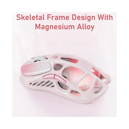 GravaStar Mercury M1 Pro Tri Mode Wireless Gaming Mouse Pink