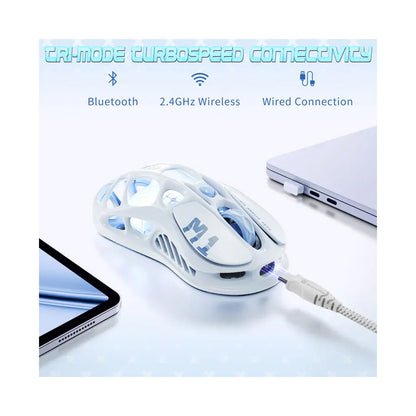 GravaStar Mercury M1 Pro Tri Mode Wireless Gaming Mouse Blue