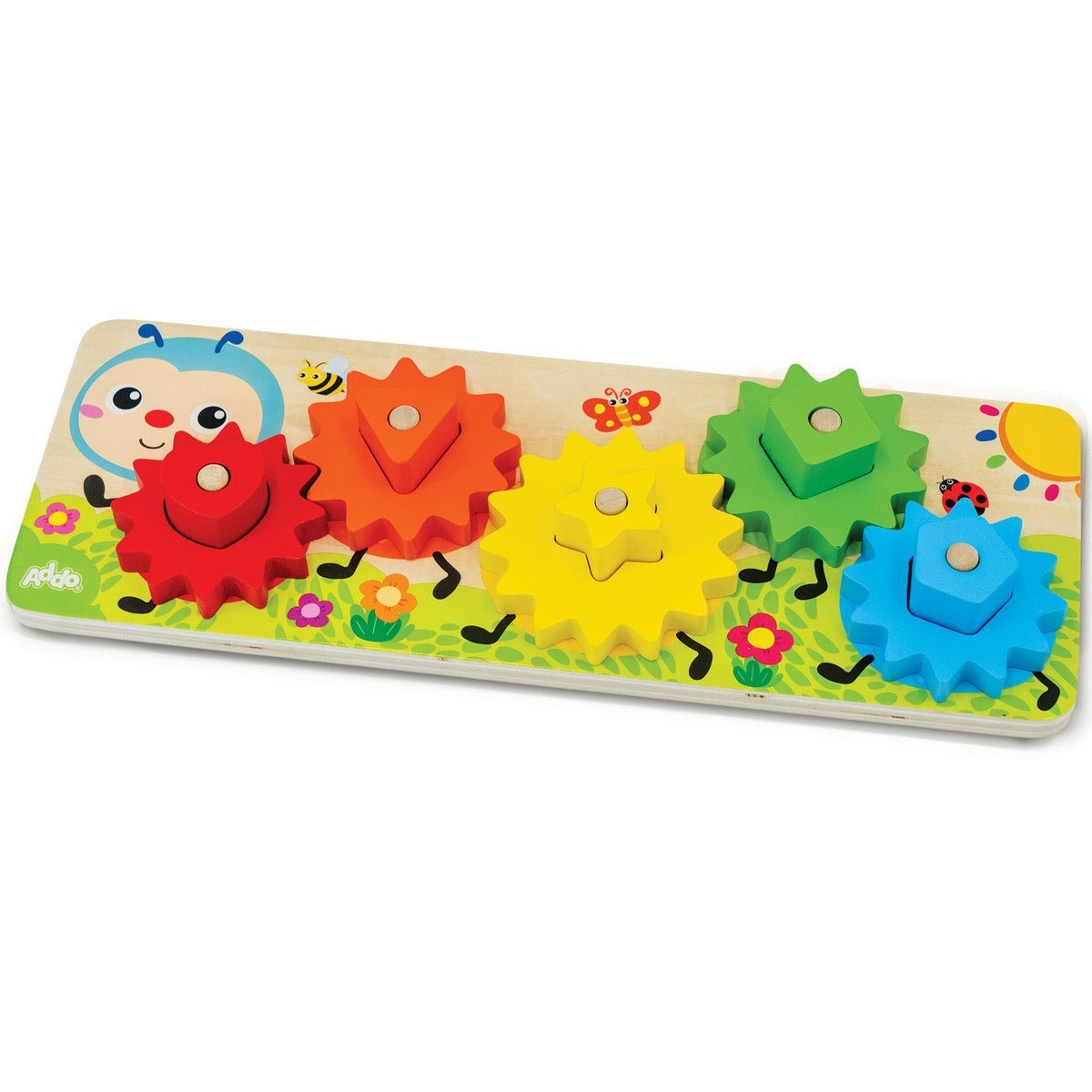 Woodlets Spinning Cogs Caterpillar Wooden Puzzle Early Learning Centre