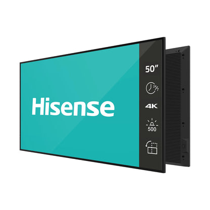 HISENSE 50” 4K UHD Digital Signage Display - 24/7 Operation