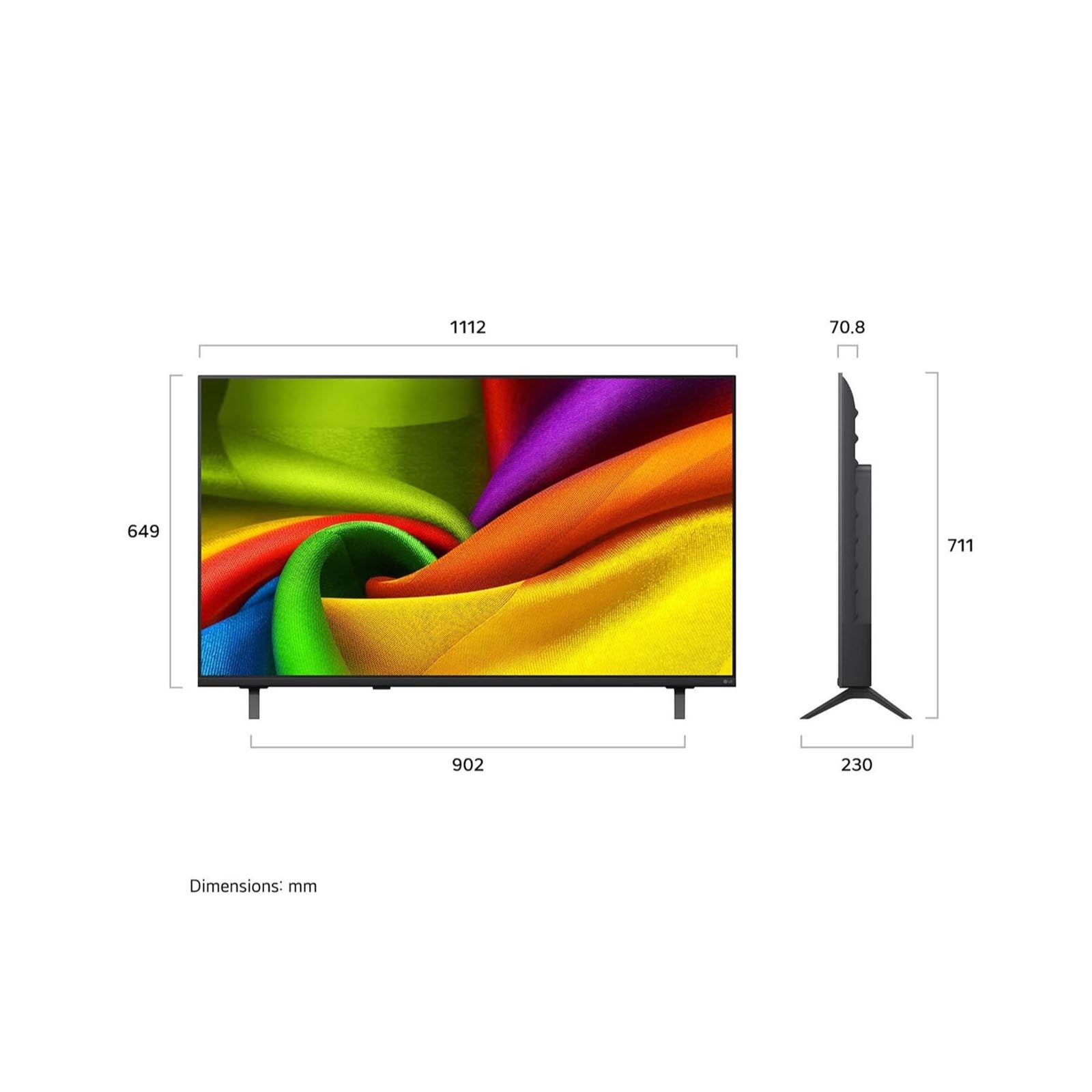 LG 50" NANO 4K UHD AI NU84 Smart TV