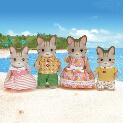 Sylvanian Families Striped Cat Family Sylvanian Families