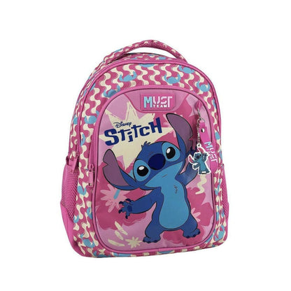 Must Disney Stitch Pink Backpack 17' must