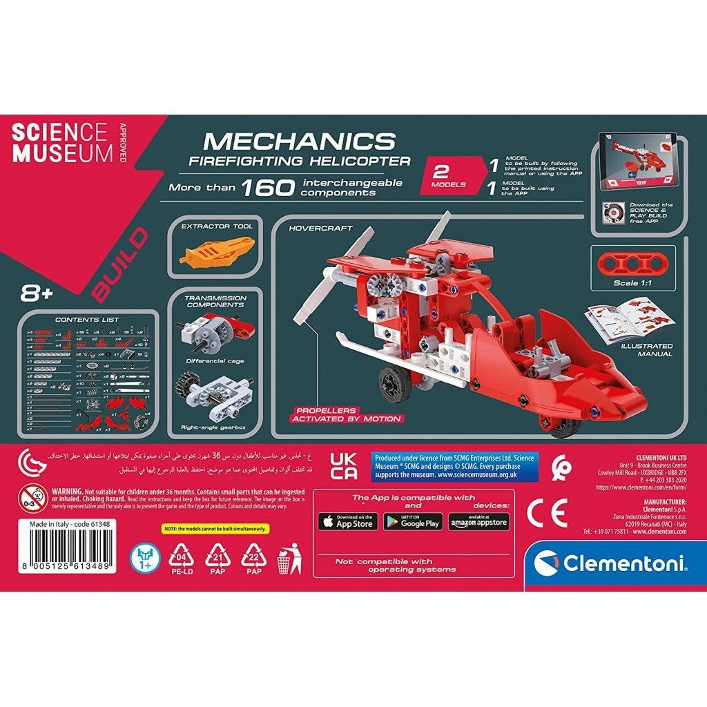 Clementoni Mechanics Firefighting Helicopter Clementoni