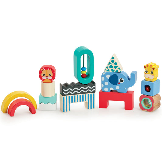 Wooden Activity Blocks Playset