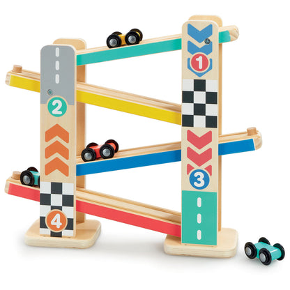 Wooden Click Clack Race Track