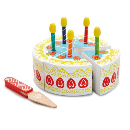 Wooden Birthday Cake