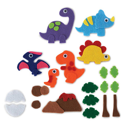 Dinosaur Make and Play Felt Picture Craft Set