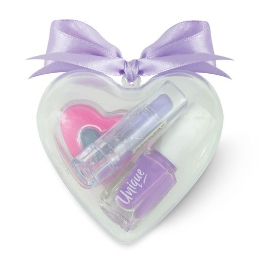 Unique Boutique Mini Heart Makeup Set Assorted Addo