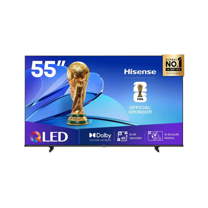 Hisense QLED 55" 4K VIDAA TV  Quantum Dot Colour HISENSE