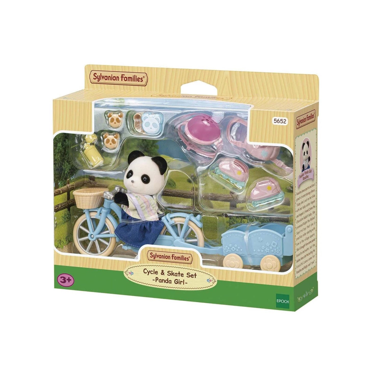 Sylvanian Families Cycle & Skate Set Panda Girl Sylvanian Families