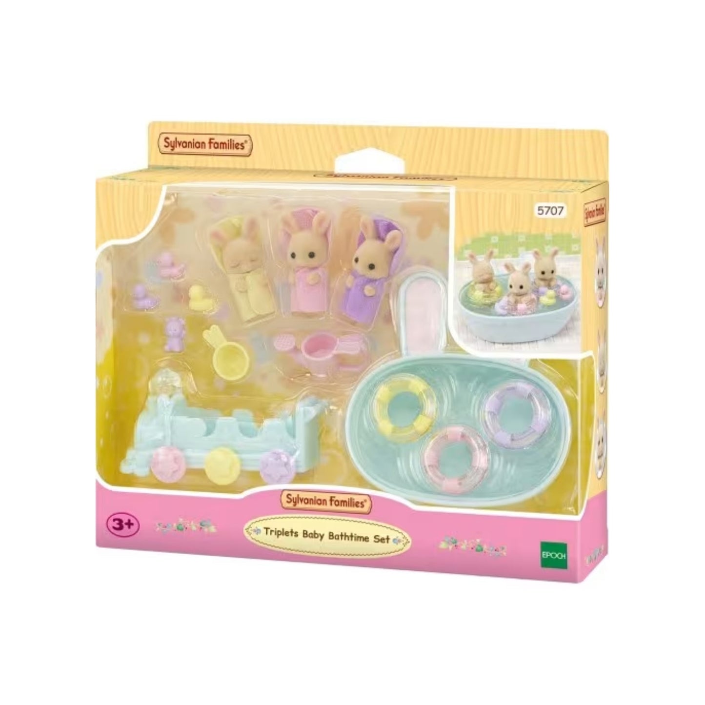 Sylvanian Families Triplets Baby Bathtime Set Sylvanian Families