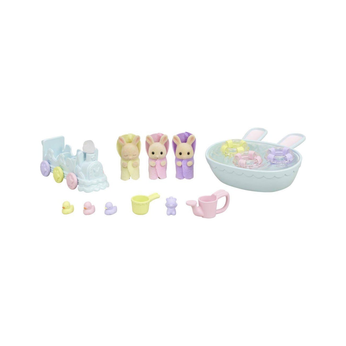 Sylvanian Families Triplets Baby Bathtime Set Sylvanian Families