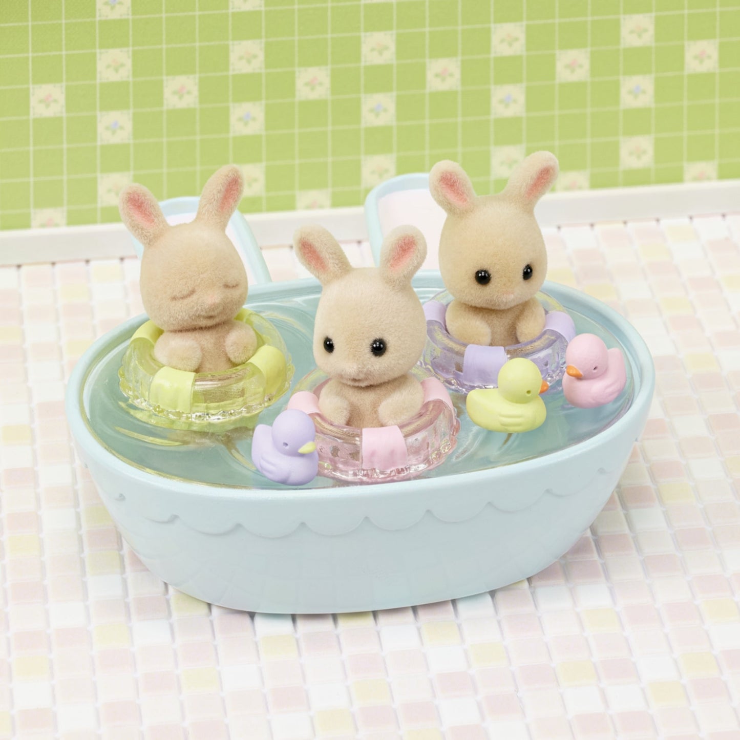 Sylvanian Families Triplets Baby Bathtime Set Sylvanian Families