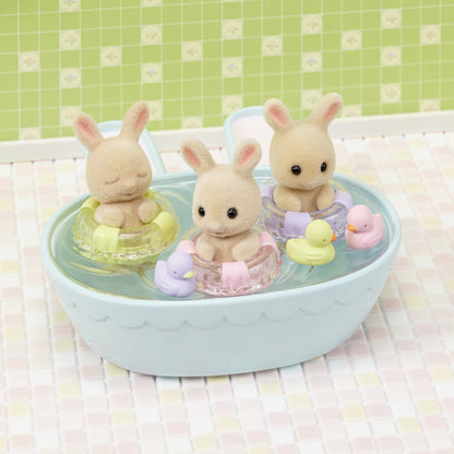 Sylvanian Families Triplets Baby Bathtime Set Sylvanian Families