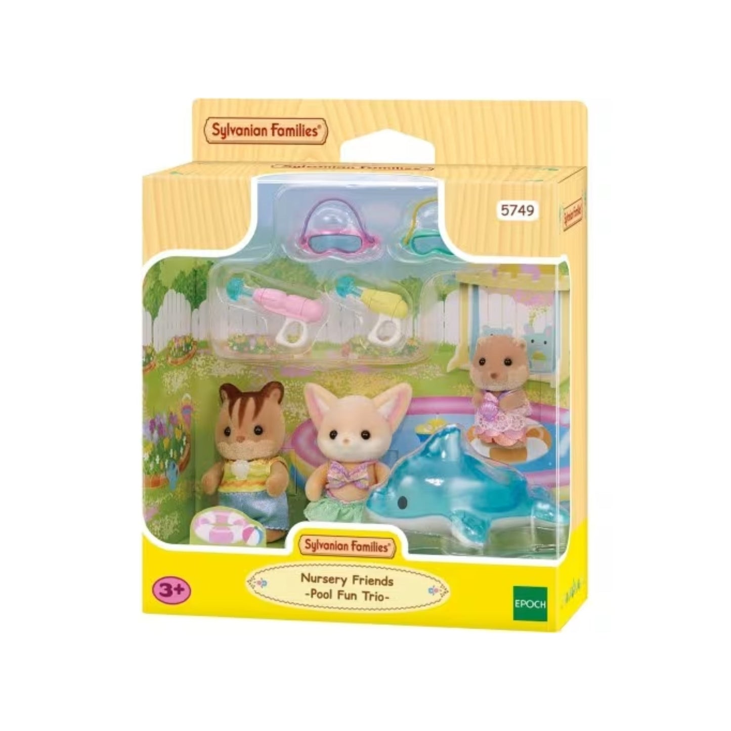 Sylvanian Families Nursery Fun Pool Fun Trio Sylvanian Families