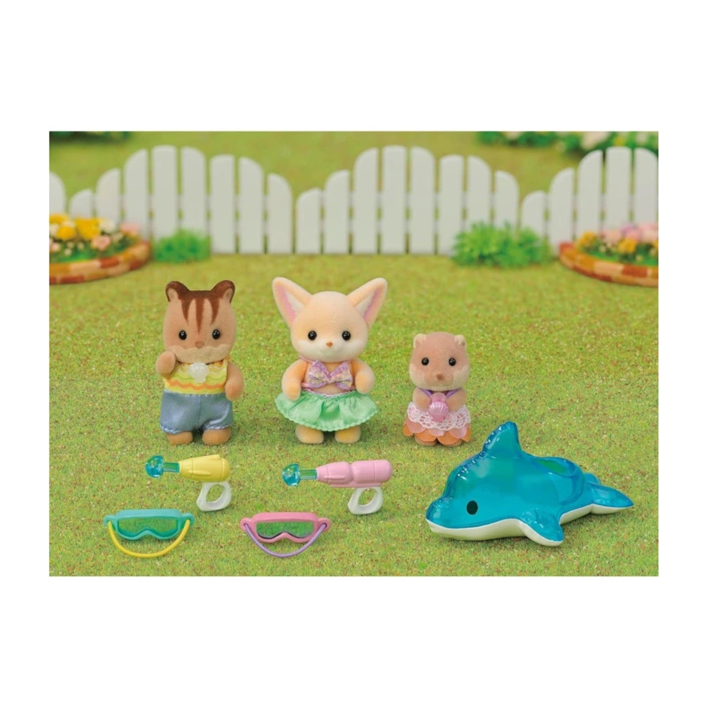 Sylvanian Families Nursery Fun Pool Fun Trio Sylvanian Families