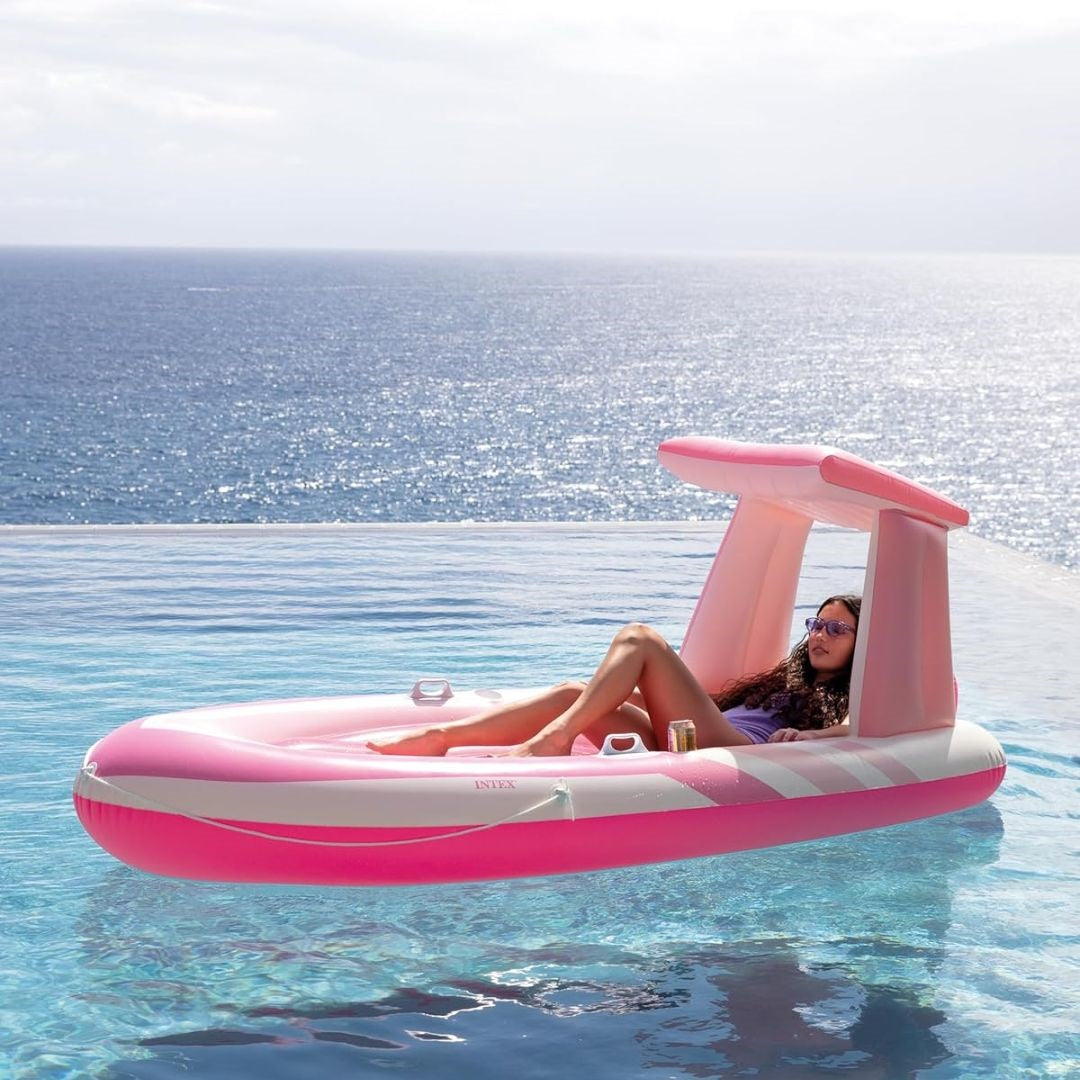 Intex Pink Paradise Boat Float Inflatable Lounge Intex