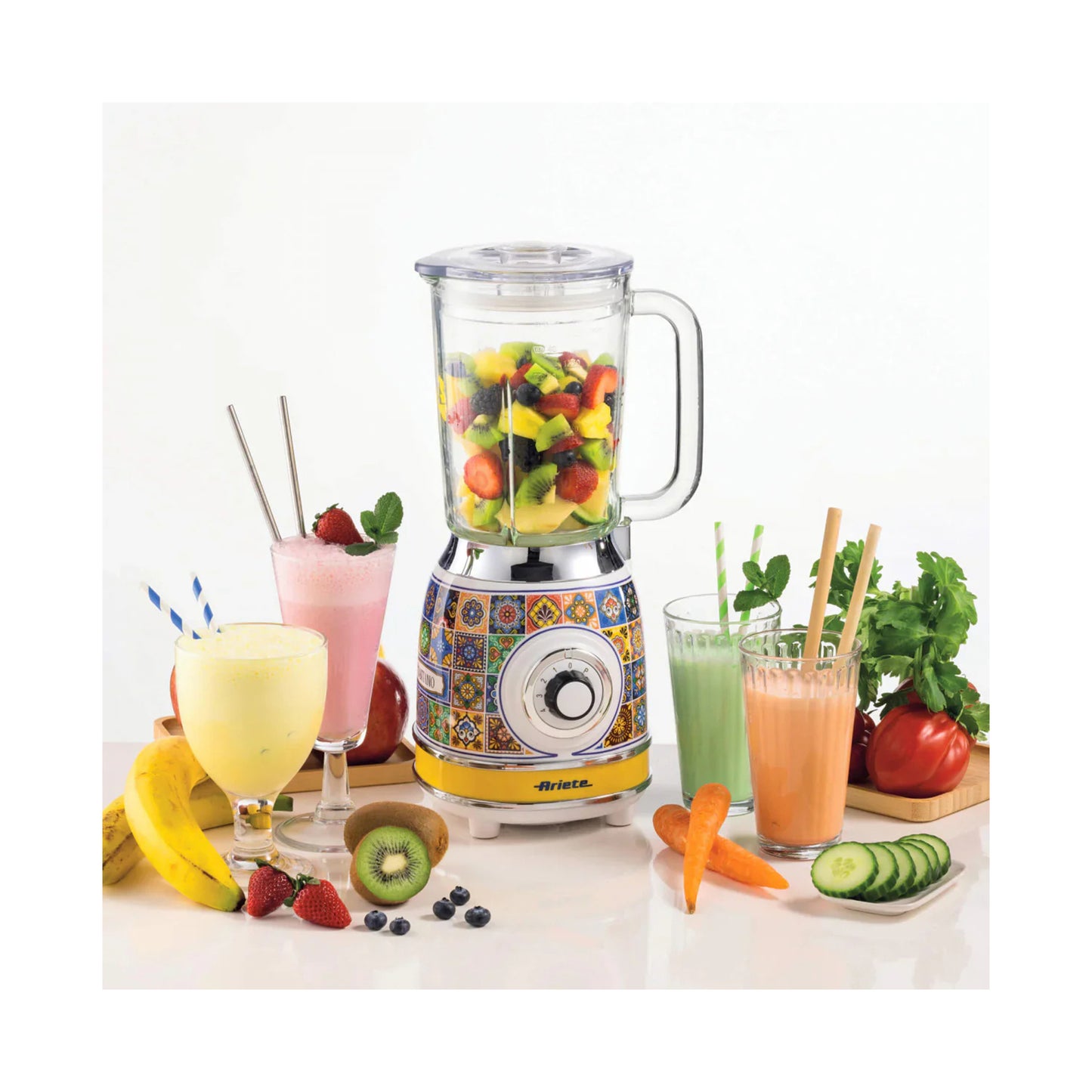 Blender 1.5L,1000W,Glass Jar, Positano ARIETE