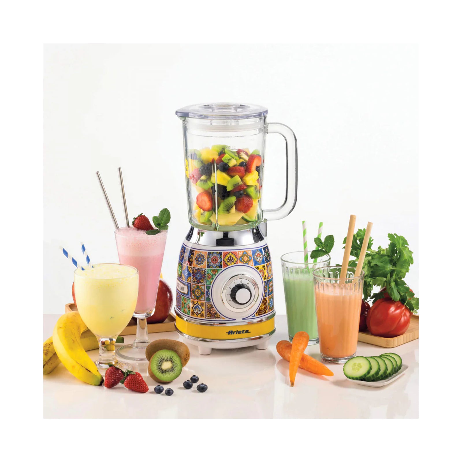Blender 1.5L,1000W,Glass Jar, Positano