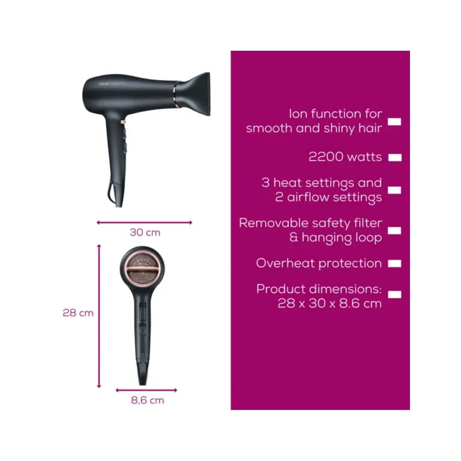 Beurer Hc 50 Hair Dryer